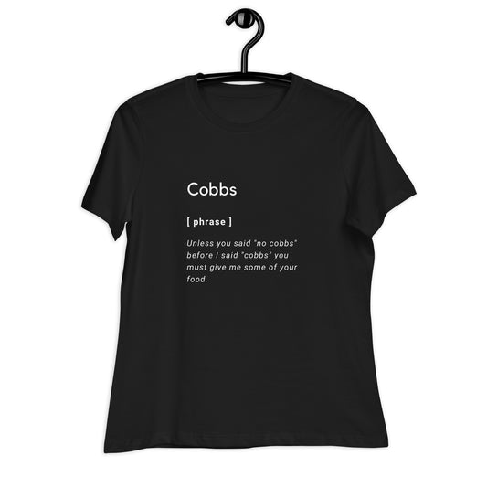 Cobbs Defined: Women's Relaxed T-Shirt